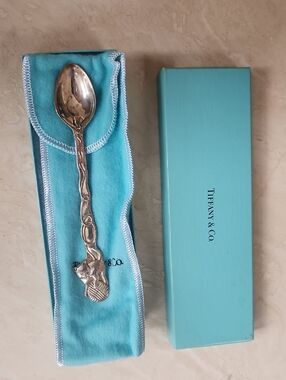 Tiffany And Co Baby Spoon - Cat And Yarn